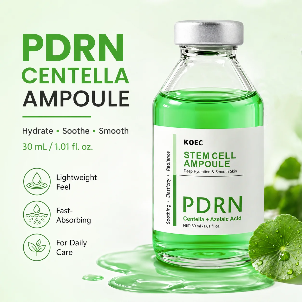 Azelaic Acid Serum - KOEC PDRN Ampoule Serum with Azelaic