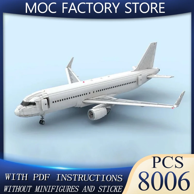 

Moc Building Bricks Military ModelAirbus A320 Technology Modular Blocks Gifts Toys For Children DIY Sets Assembly