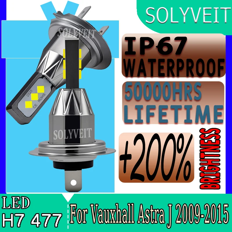 

reliable Easy-Install No Tools Needed Plug-N-Play LED Low Beam Lights For Vauxhall Astra J 2009 2010 2011 2012 2013 2014 2015