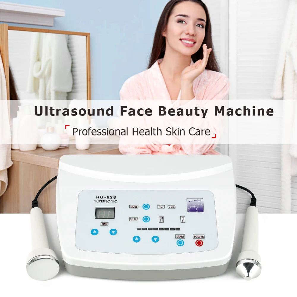 2 In 1 RU 628 Ultrasonic Facial Machine Spot Tattoo Removal Anti