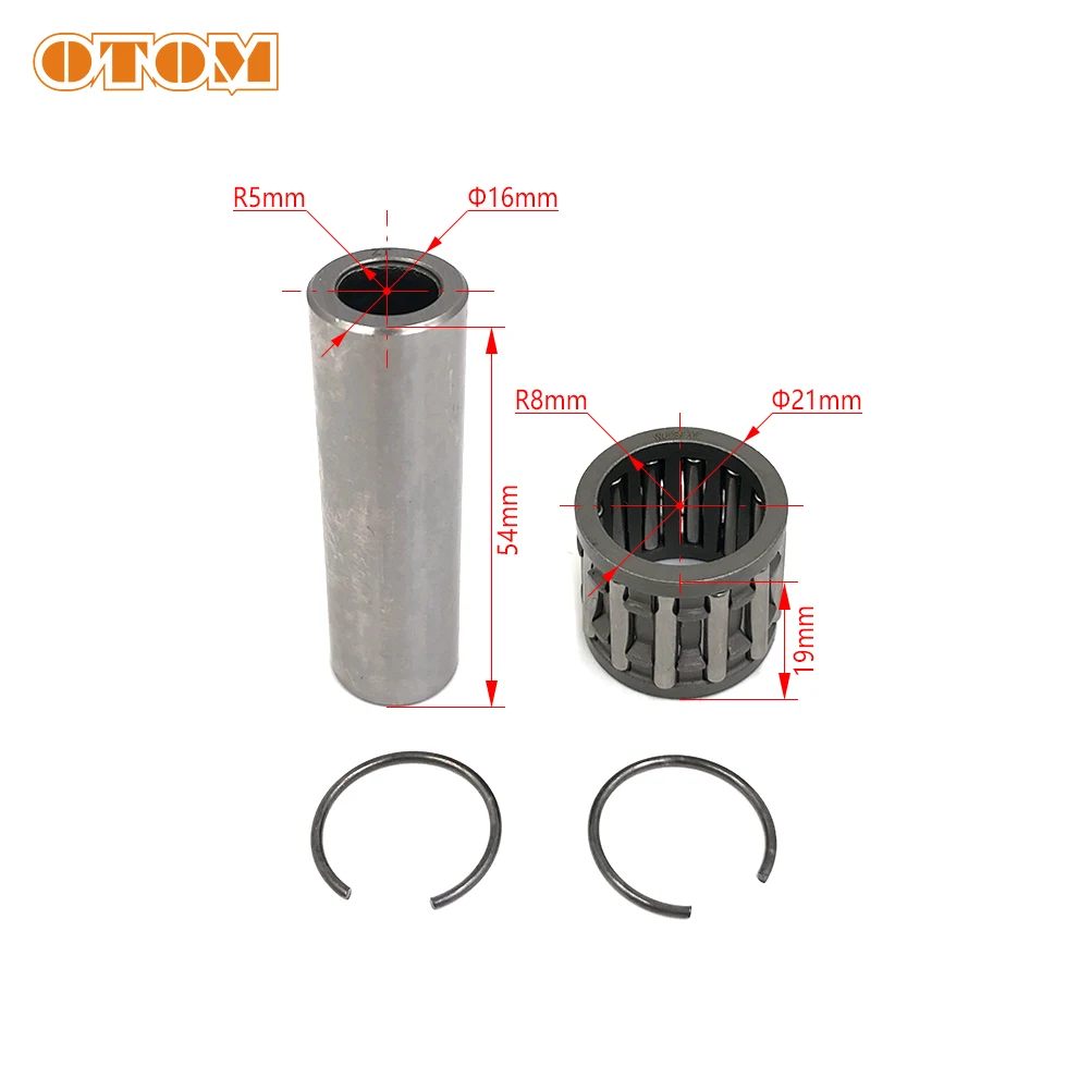 Motorcycle Accessories Crankshaft Connecting Rod Linkage ARM Needle Roller Bearing Piston Pin Ring For YAMAHA DT230 MT250 GXP