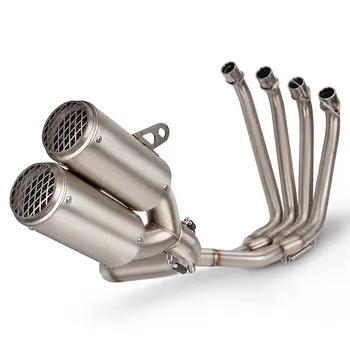 適用於 Honda CBR650R CB650F CB650R CBR650F 2014-2025 的全段機車排氣系統前連接管雙出消音器 8 最佳銷售 本田 CB650R 逃逸 - №5