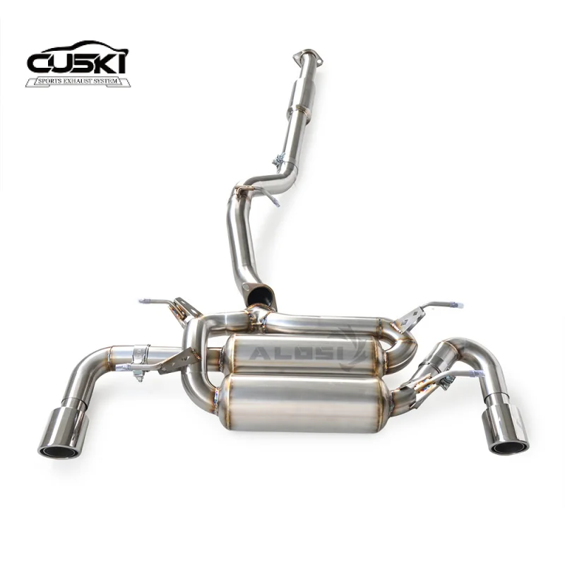 ماسورة عادم على شكل قطة لسوبارو BRZ 2.4 2020-2024 نظام عادم صمام ذكي عالي الأداء ترقية طاقة عادم السيارة