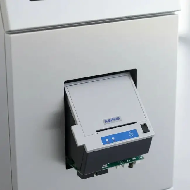 HSPOS Support 12V  58mm Emhermal Panel Printer Support for parallel serial interface and money box RS232+LPT /TTL+LP HS-QR26
