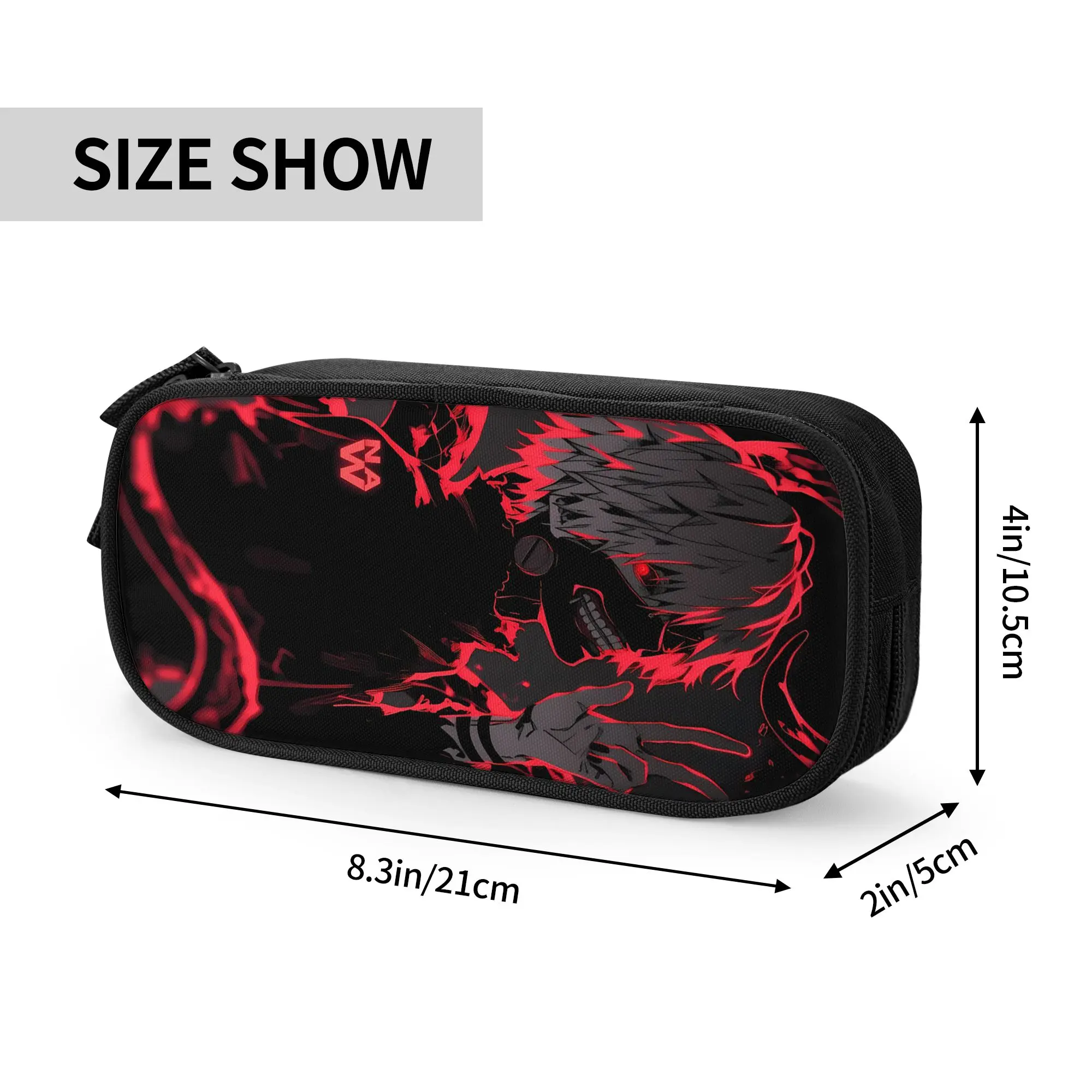Custom Halloween Tokyo Ghoul Kaneki Large Capacity Bags for Child  School Pencil Bag for Boys Gilrs Kids