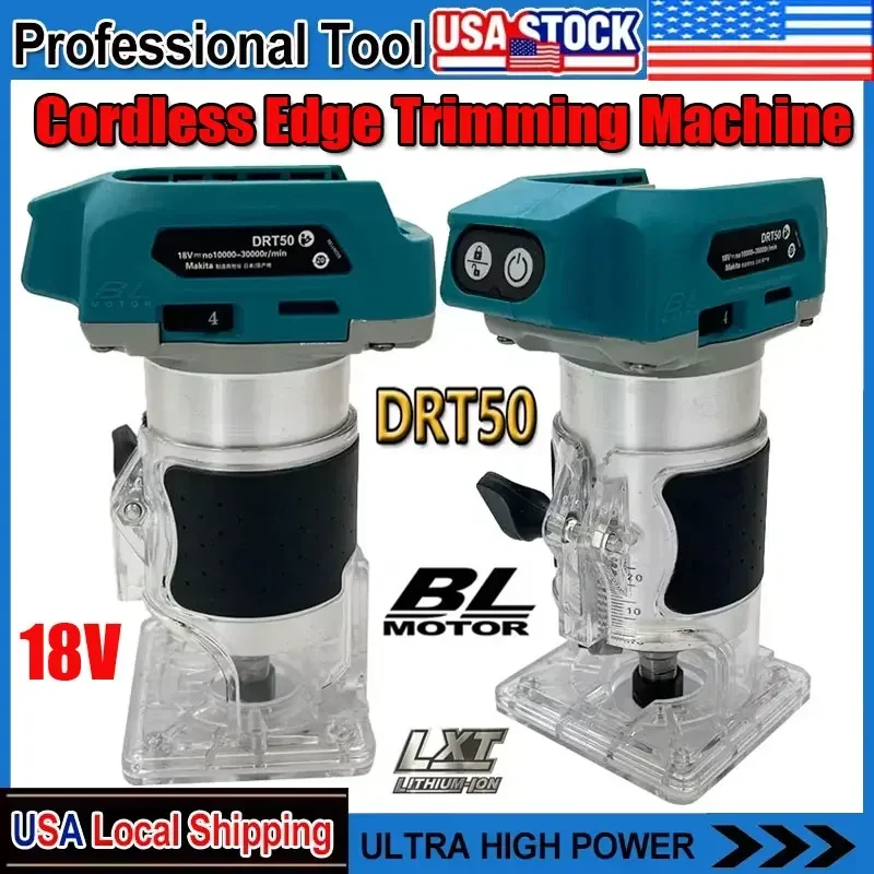 

Беспроводной триммер Makita DRT50, аккумуляторный, бесщеточный, для фрезерования, гравировки и обработки дерева