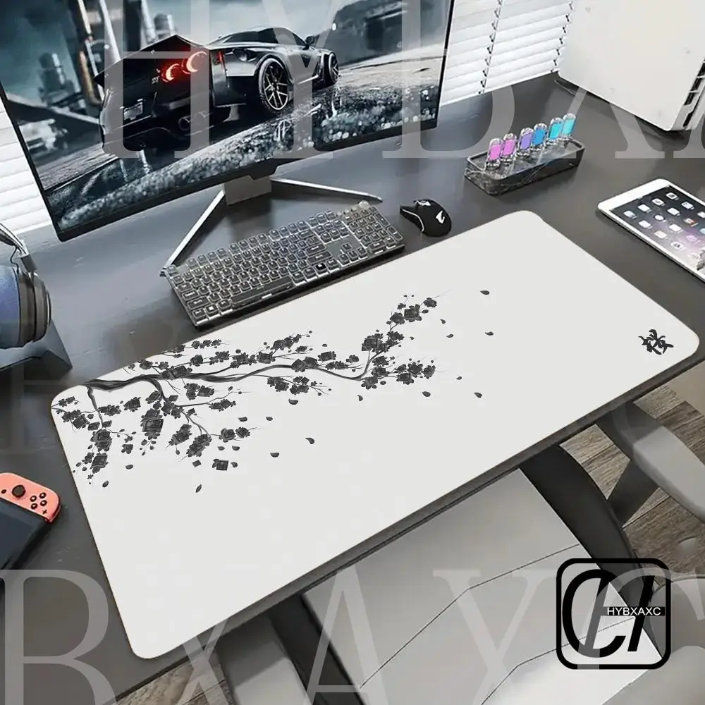 

Mousepad Sakura cherry blossom Large Gaming Mouse Pad Computer 90x40cm table mat PC HYBXAXC Keyboard offices accessories DeskMat
