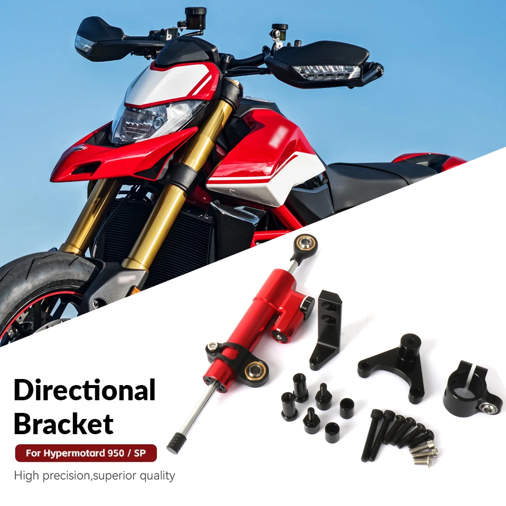 

New Motorcycle Accessories For Ducati Hypermotard 950 SP Steering Stabilizer Damper Mounting Bracket