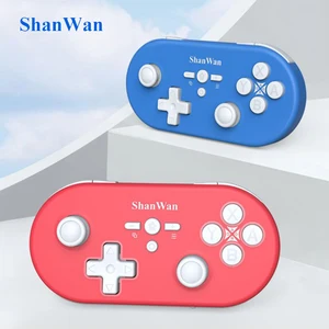 Shanwan Q37 جديد مصغرة Gamepad مايكرو وحدة تحكم ألعاب لاسلكية للتبديل PS4 PS5 Android IOS PC مع عصا التحكم قاعة ستة محاور أفضل 12 وحدة تحكم PS5 مبيعا - رقم 9