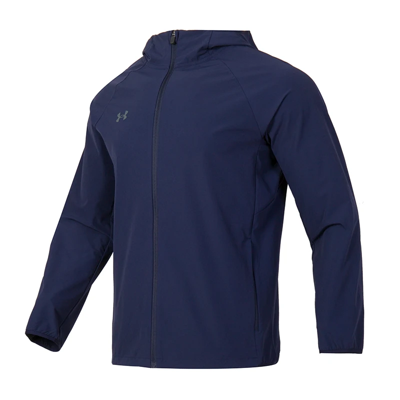 

Underarmour)/Ua Jacket Men's Sports Fitness Casual Woven Outdoor Windproof Assault Travel Top 24600410-409