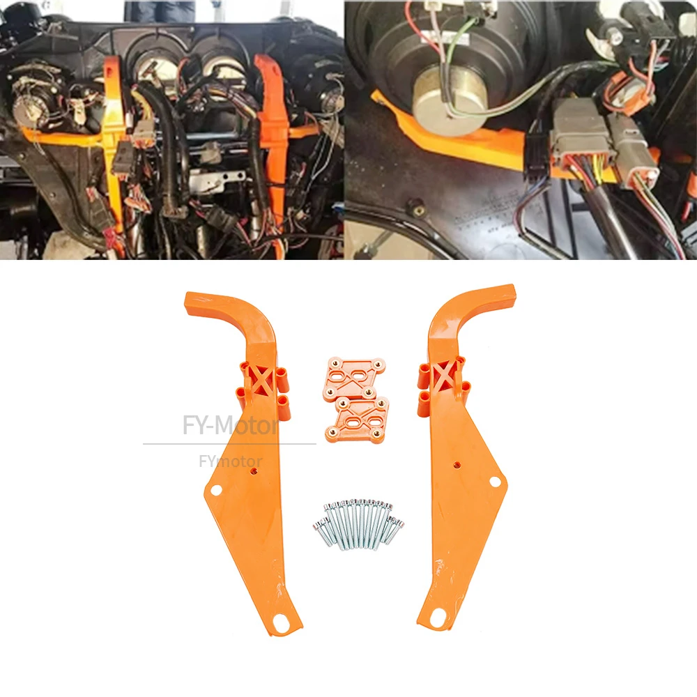 

Motorcycle Inner Fairing Dresser Batwing Support Speaker Bracket Holder Fit Harley Touring FLHX Electra Street Tri Glide 96-13