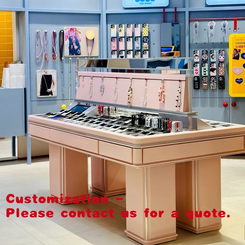 

Customize.High Quality Brown Heavy Duty Electronic Product Display Cabinet with LED Lighting Tailored Electronics Retailers