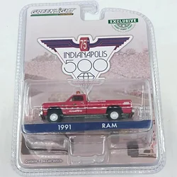 Diecast Greenlight 1:64 Scale 1991 Ram Pickup Alloy Simulation Car Model Static Collection Decorated Holiday Gifts Toys