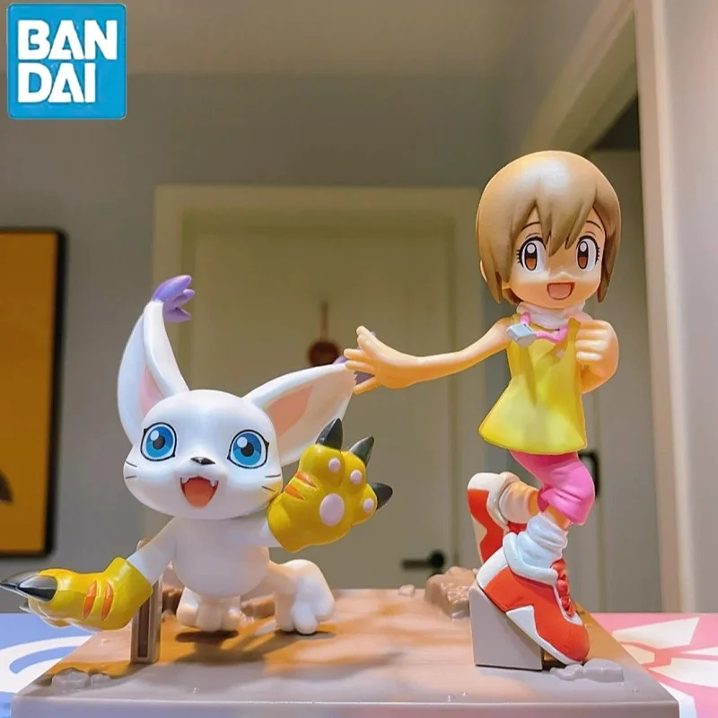 

В наличии Bandai Цифровой Монстр дигимон Yagami Hikari & Tailmon оригинальная коробка коллекционные модели подарки