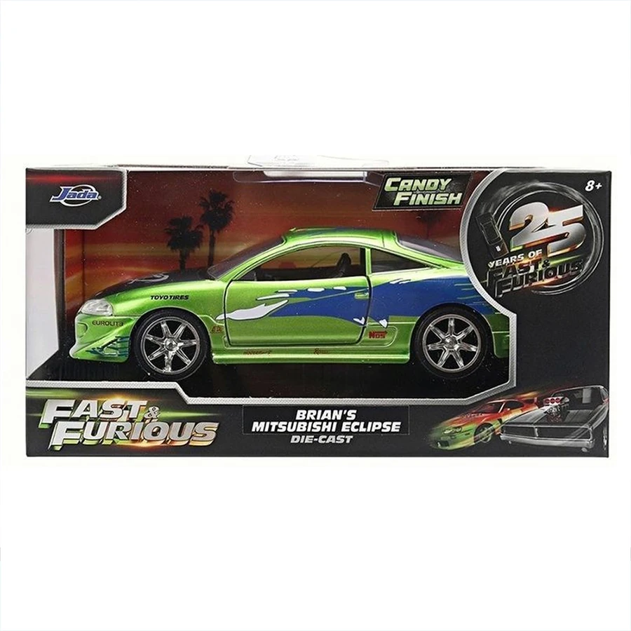 In Stock JADA 1:32 Fast & Furious 1995 Mitsubishi Eclipse Alloy