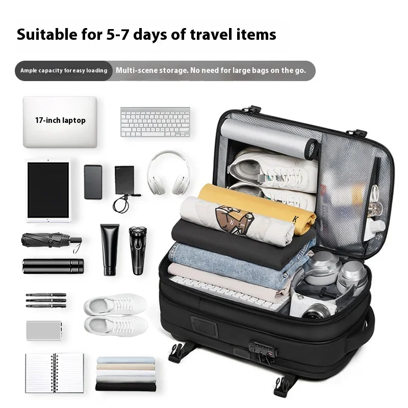 Travel Electric Suction Bag Fashion Backpack Vacuum Compression Package Large-capacity Backpacks Casual Bags Women Bag For Men
