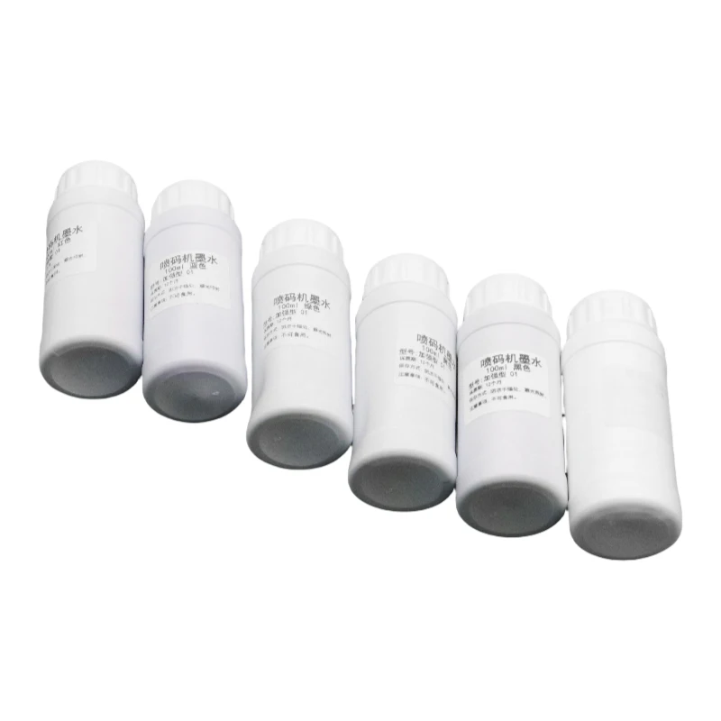 Refillable Ink 100ML Quick-drying Solvent Ink compatible 2588 JS10 JS12 for 12.7mm 25.4mm MiNi Printer Portable Handheld Printer