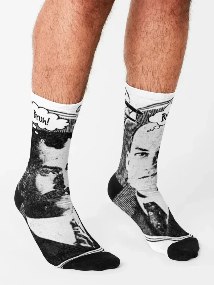 الأخوة رايت. أورفيل آند ويلبر. برو! الجوارب بالجملة جورب مضحك الجوارب الرجالية الإناث الرجال #3