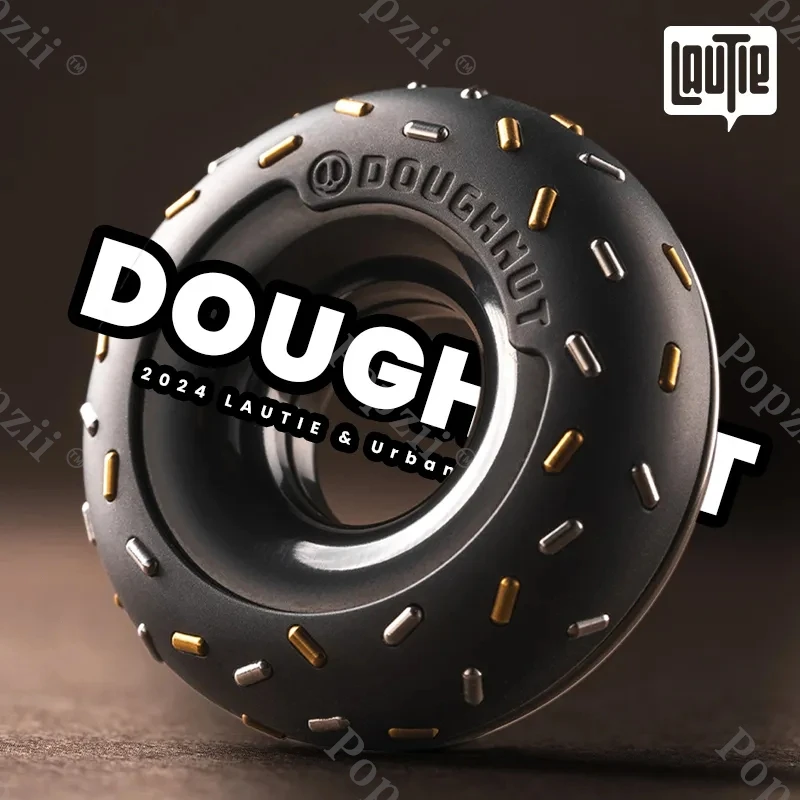 LAUTIE X URBAN EDC Co Branded Doughnut Fidget Spinner Fingertip Gyro Adults Stress Relief Toy Office Stress Relief Gadgets