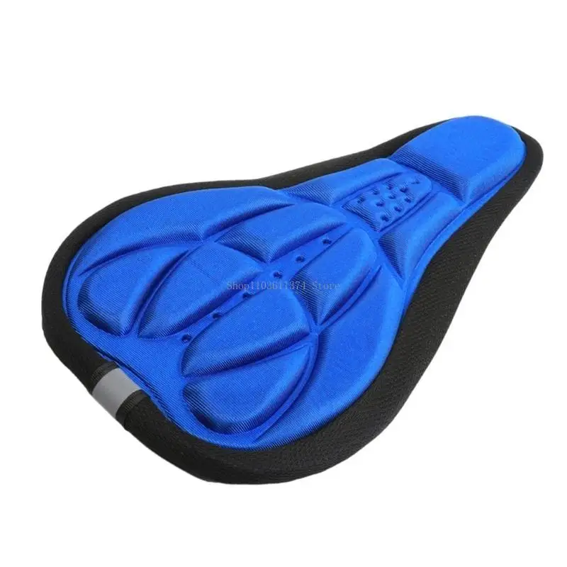  Comfortable Exercise Bike Seats Cover Bicycles Saddles Replacement NonSlip Thicken Cycling Seats Cushion for Women Men