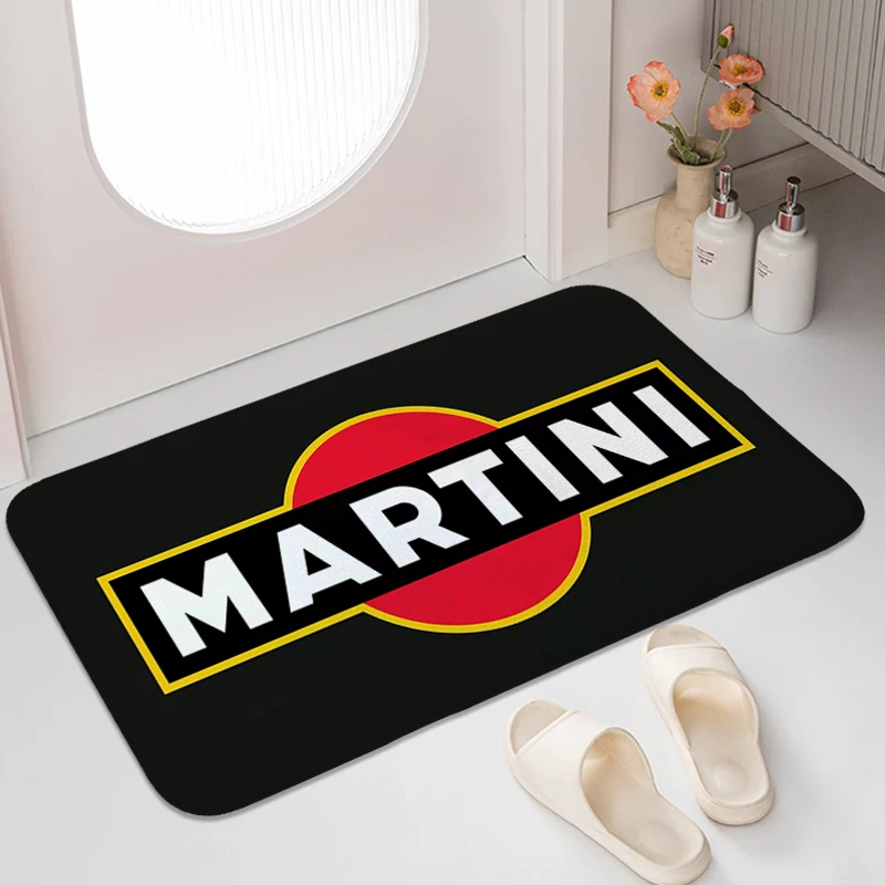 Funny Doormat Entrance Door M-Martinis Rug for Bedroom Living Room Floor Carpets Rug Aesthetic Kitchen Accessories Bath Mat