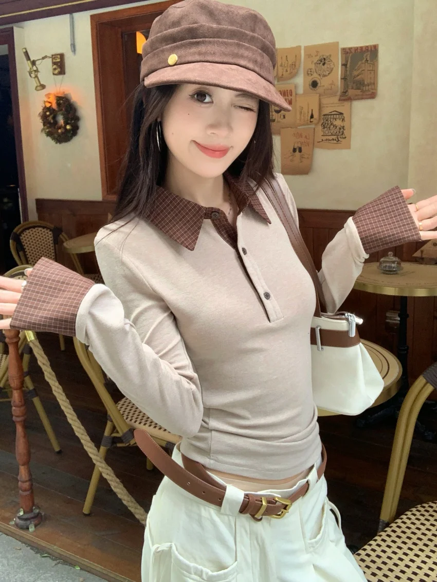 الغريبة كيتي الشتاء خمر تي شيرت المرأة كم كامل جديد يوميا 2025 المرقعة موضة عادية لطيف دافئ سليم كل مباراة تيز