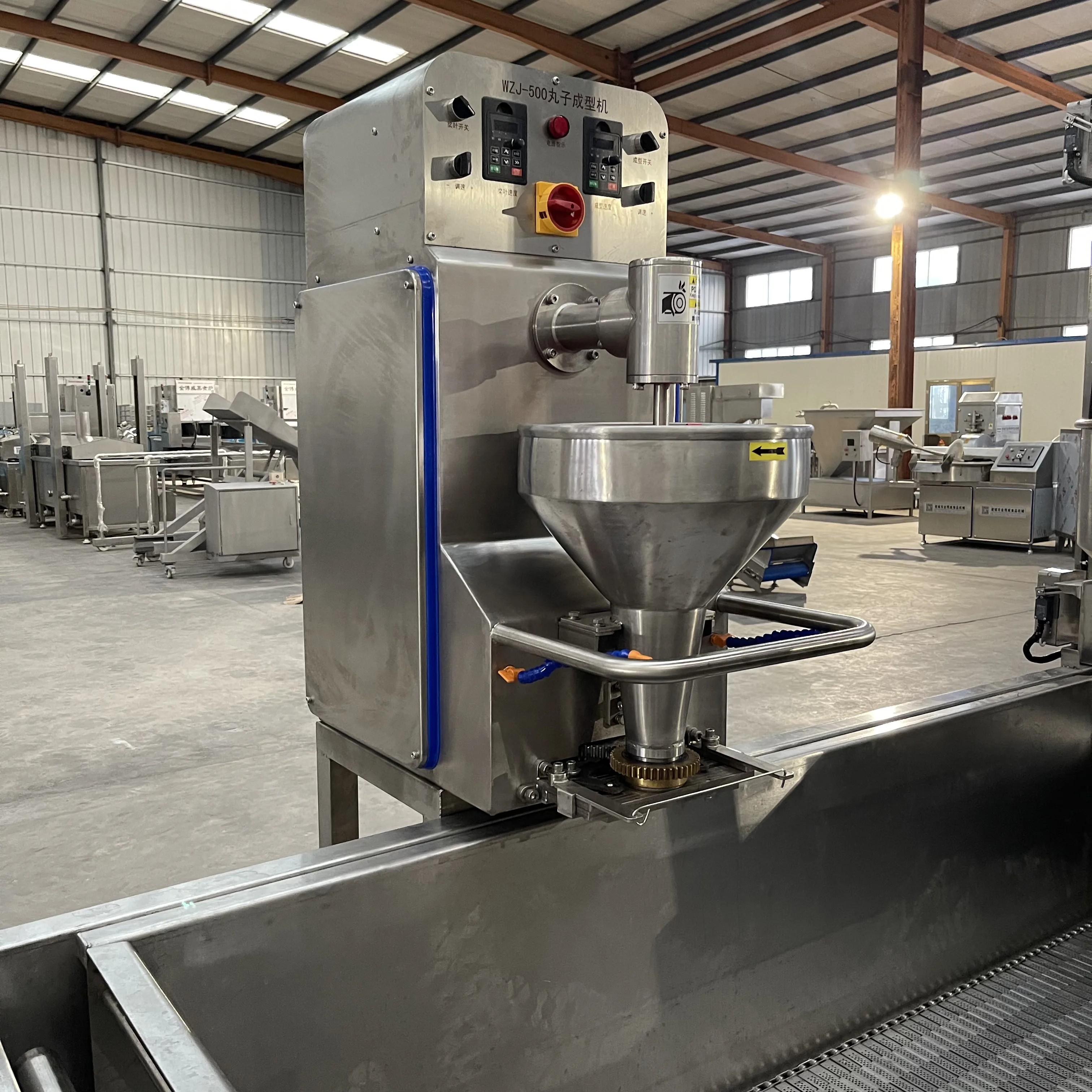 Electric Automatic Mutton Ball Making Machine Efficiently Produces Meatballs For Restaurants Food Shops Hotels Core Motor