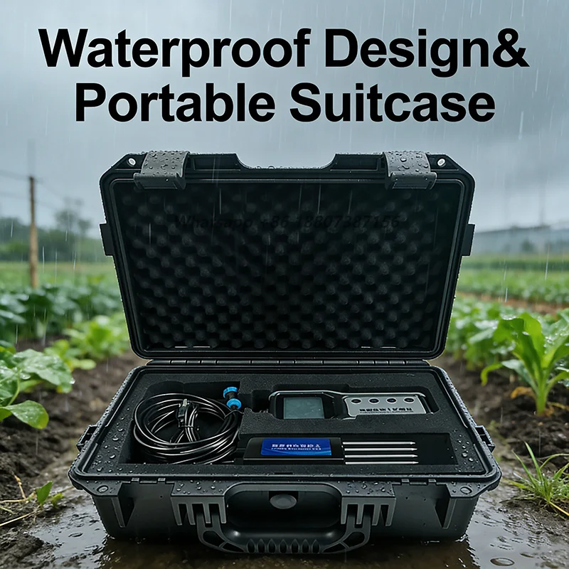 Takeme-10EC-YPN 8 in 1 Digital High Precision Industrial Agriculture Soil Moisture NPK PH Tester Analyzer Sensor Equipment