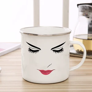 Creative Game Inspired Mug Cara Woman, funny man nail polish mug, beautiful birthday gift Gamer, back to school mug 12 Main Sales Geek Mug - №1