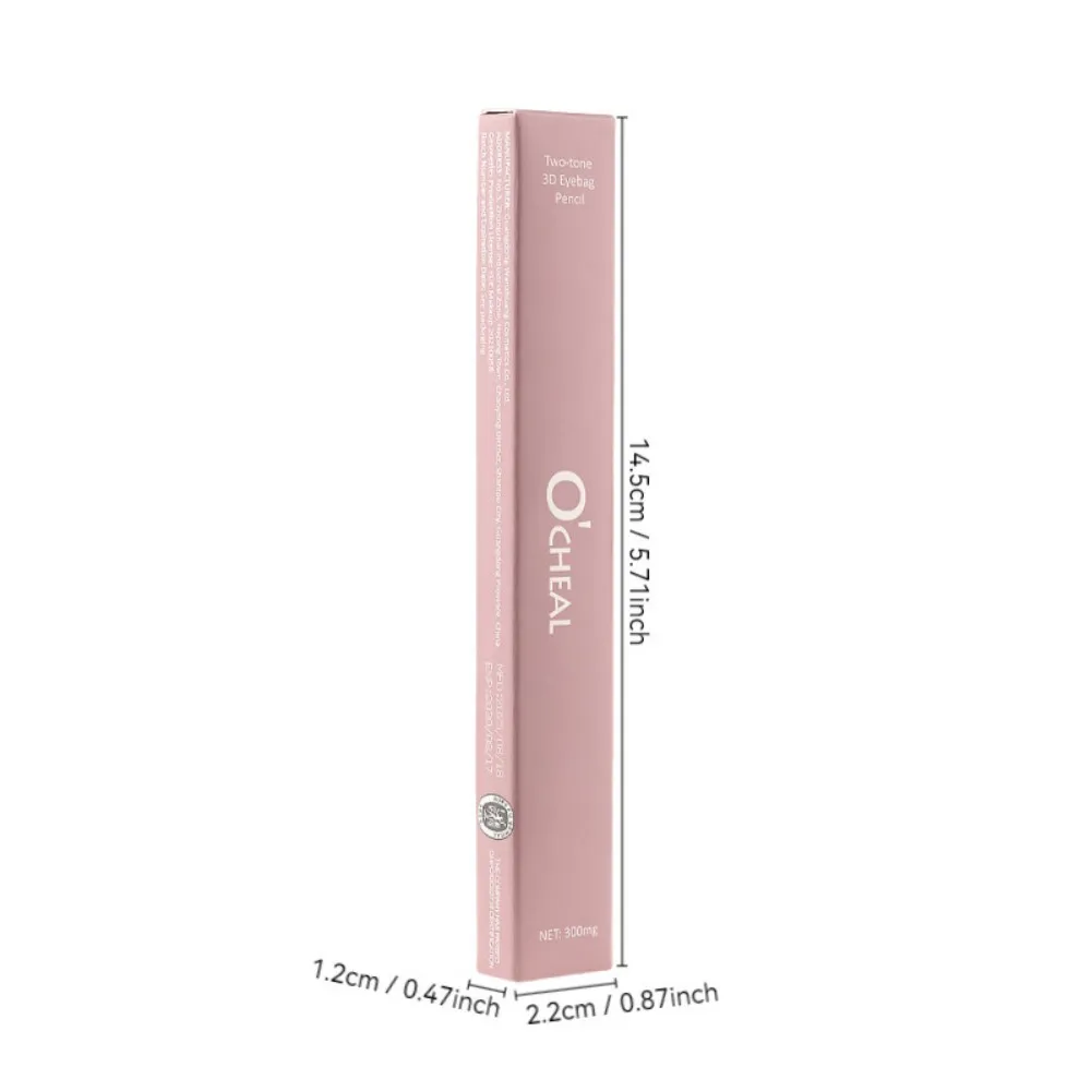 Matita lucida Impermeabile naturale bicolore sdraiato baco da seta al momento Evidenzia ombretto Matita contorno trucco occhi