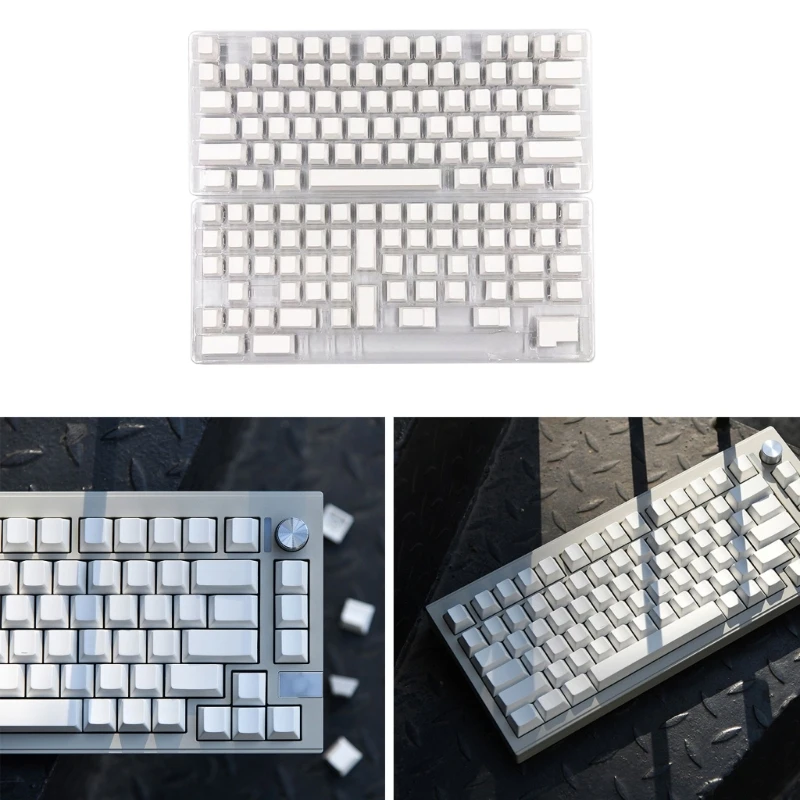 137Keys Thick PBT Keycaps Non-Engraved DyeSUB for MXSwitches Mechinery Keyboard