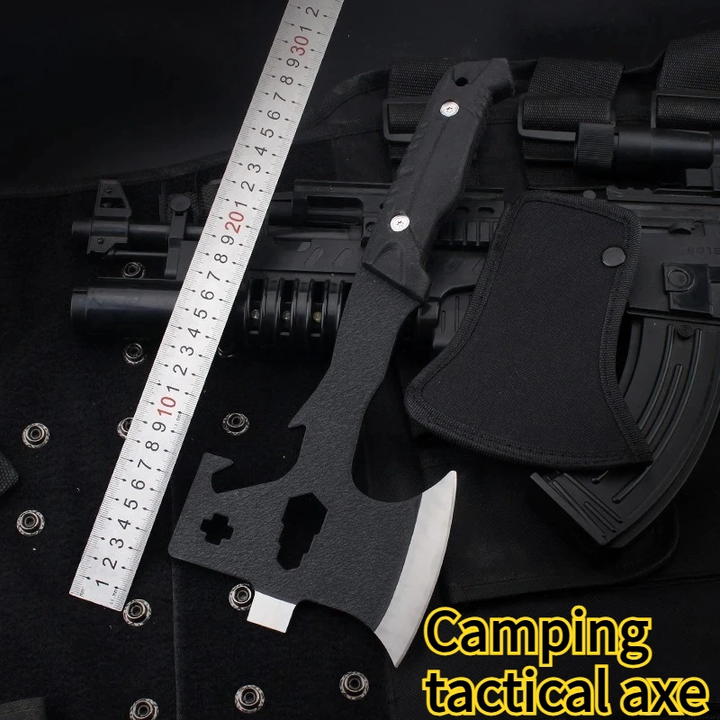 New Multifunctional Self-defense Tactical Axe Outdoor Logging Fire Axe Vehicle Mounted Portable Woodworking Axe