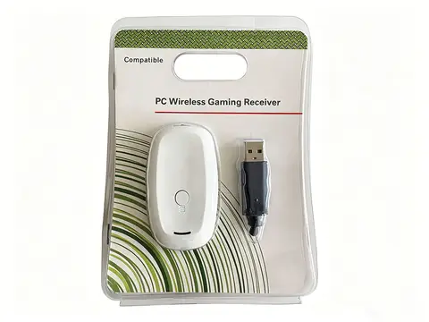 White USB Receiver Adapter For Xbox 360 Wireless Gamepad Transmitter Support PC Win7/8/10 Xbox360 Controller Accessories Gaming