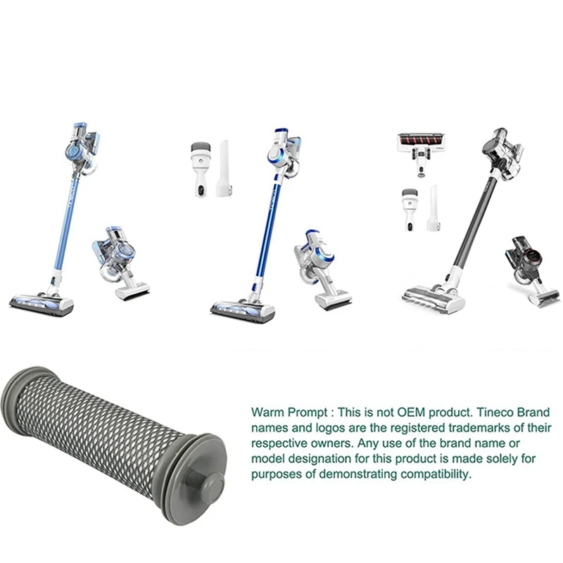 Pré-filtre pour aspirateur sans fil Tineco, 12 pièces, Compatible avec les modèles A10/A11 Master , A10/A11 Hero, A10 Dash,ONE S11 Series