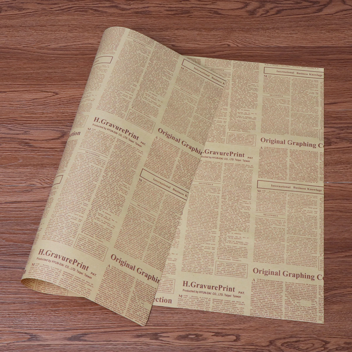 

40 Sheets Kraft Paper Gift Wraps Brown Thicken Flower Party Favors Wedding Birthday Holiday Crafts Decorative Sheet