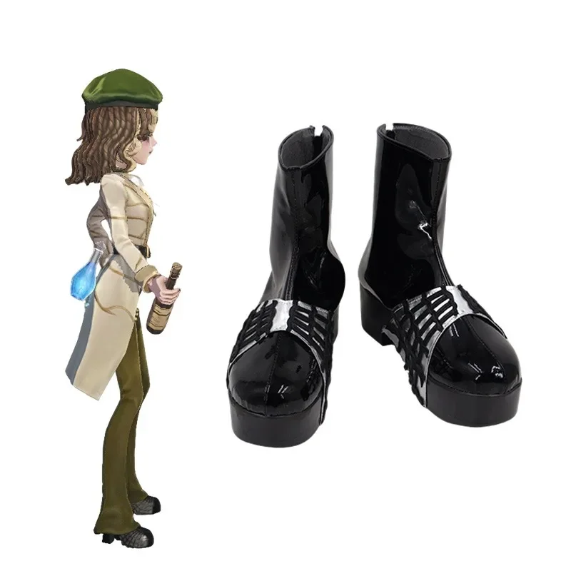 Identity V Barmaid Demi Bourbon Cosplay Shoes Anime Accessories Cosplay Props Halloween Carnival Boots PU Shoes Custom Made