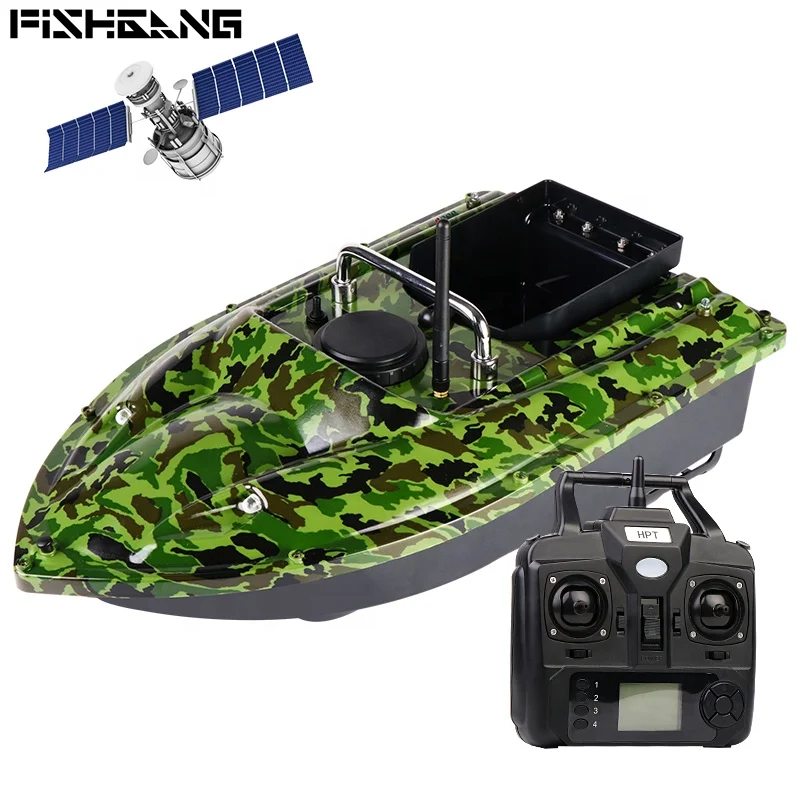 FISHGANG upgraded fishing Bait Boat with16 position points 500m distance GPS RC fishing bait boat fish finders with gps