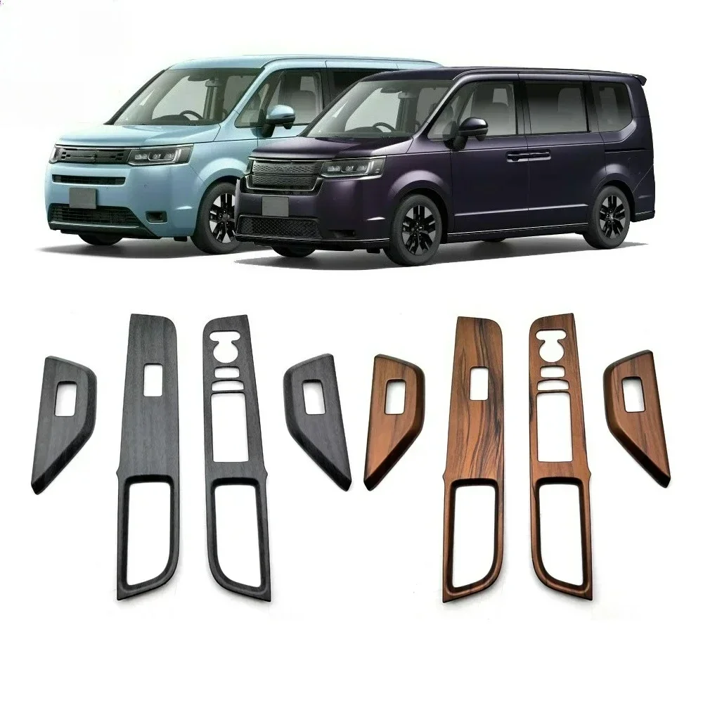 For HONDA Stepwgn Spada/Air 2023-2025 Car Interior Accessories ABS Door Window Armrest Cover Switch Panel Trim Molding Garnish