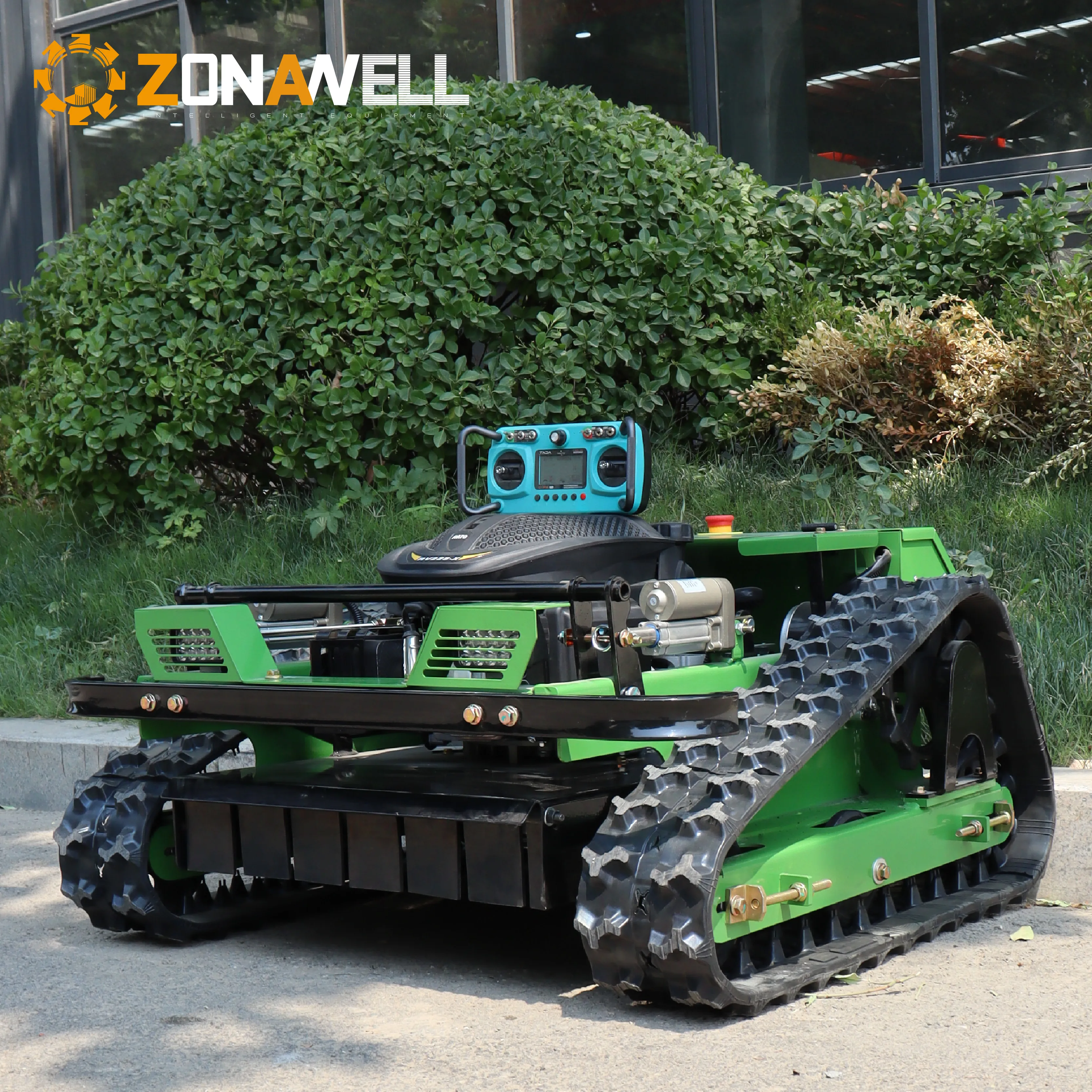 Remote control lawn mower, fully automatic climbing for home use, safe and reliable, expert in weeding on sloping gardens