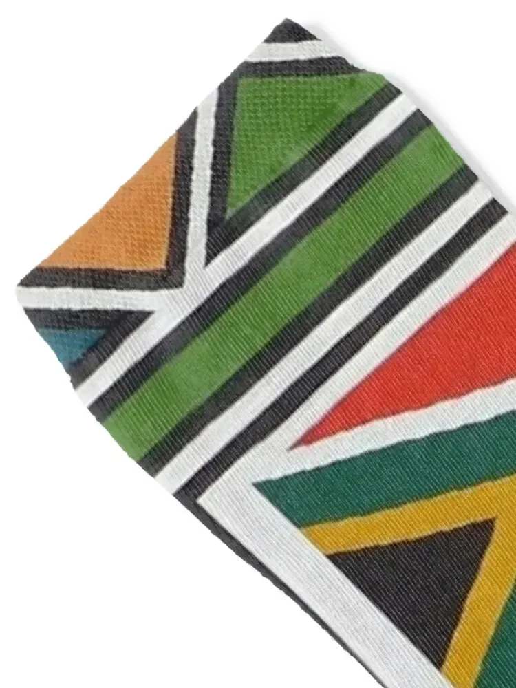 Ndebele Africa design Socks heated colored loose Antiskid soccer Luxury Woman Socks Men's
