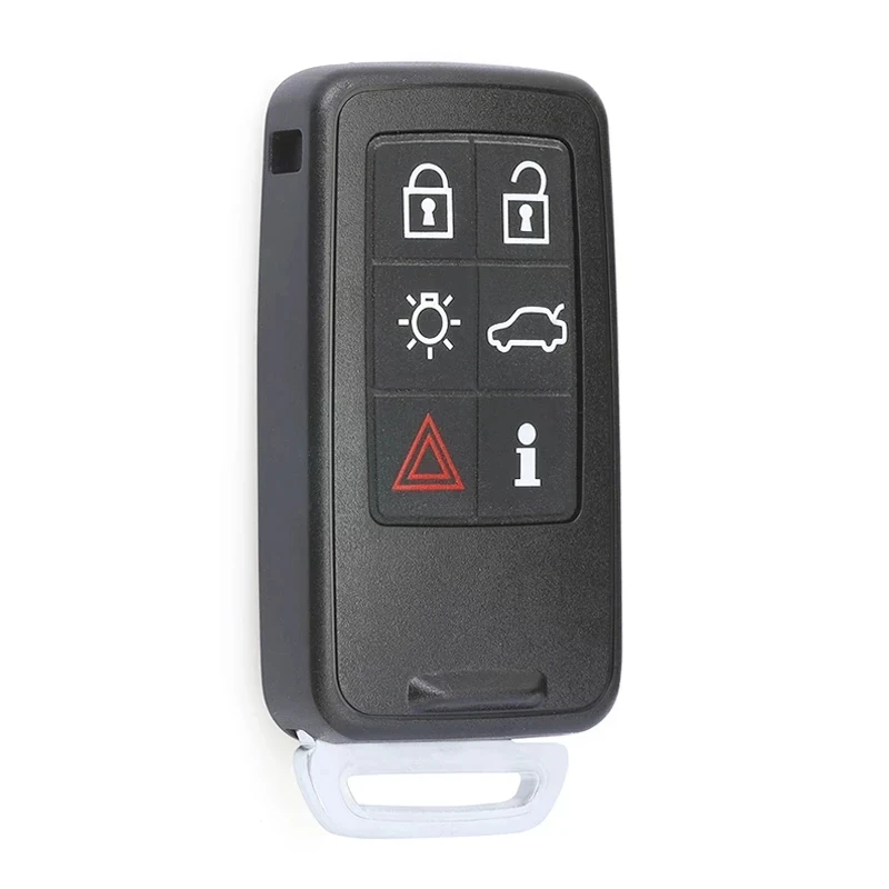 

KEYECU 6 Btns 433 МГц 868 МГц 902 МГц для Volvo S60 S80 V40 V60 V70 XC60 XC70 Smart Keyless Go Remote Key Fob KR55WK49266 5WK49225