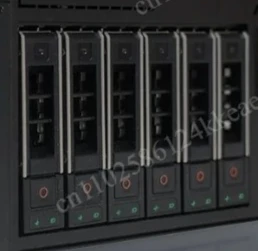 M-ATX NAS Storage Cabinet 6 Hard Disk Bays All Metal Structure, DIY NAS Case Equipped with LED Auxiliary Screen