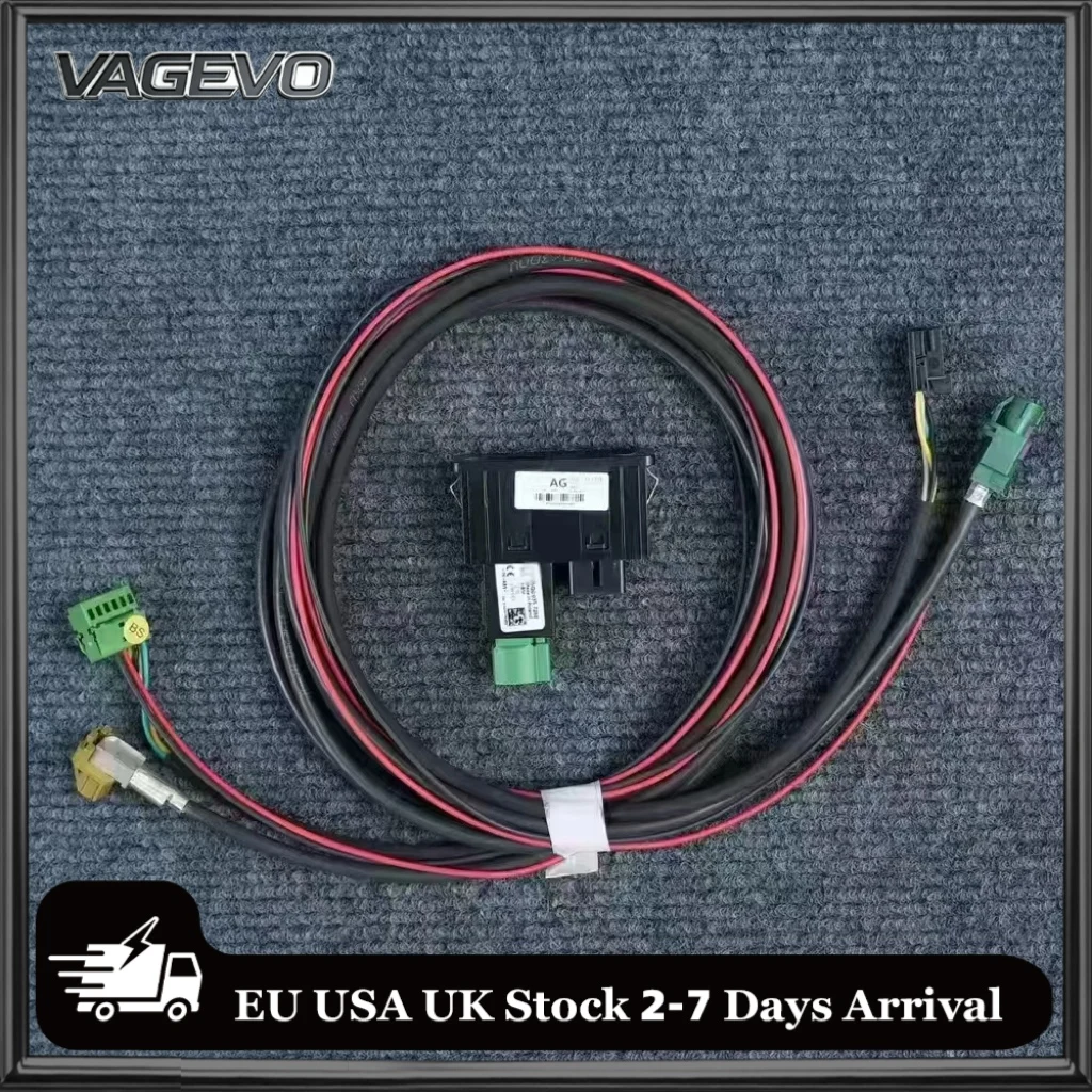 Image of Für VW Golf 7 MK7 VII Für Passat B8 CarPlay Media AUX Schalter MIB2 MDI AMI Adapter Stecker Buchse 5Q0035726E 5Q0 035 726 E