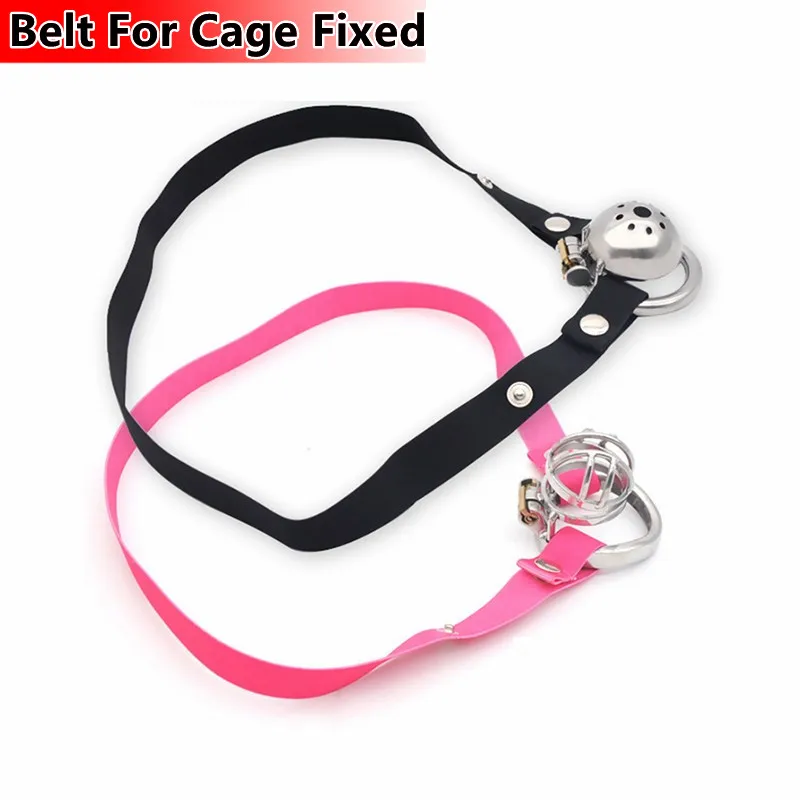 Elastic Auxiliary Belt For Chastity Cage,Male Bondage Penis Ring Fixed Belt,Adjustable Rope Cock Cage Stereotype Sex Toy For Man