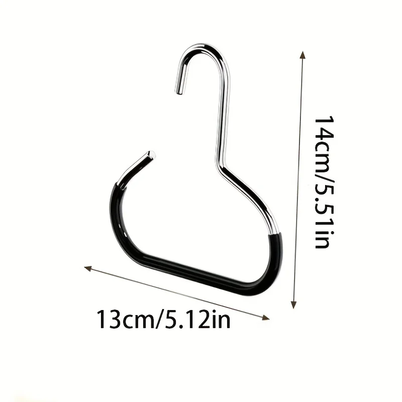 5er Set Vielseitige Runde Haken aus Manganstahl – Ideal für Hüte, Krawatten, Schals & Taschen, Hohe Tragfähigkeit, Verformungsfreie Wandhaken Metall Kleiderhaken Stabile Aufhängehaken Wandhaken für Accessoires Organ – Detail 3