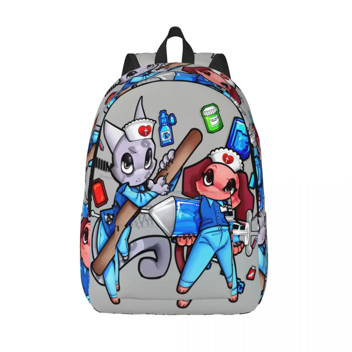 Horror Game Animals Hospitals for Teens Student School Bookbag Daypack Elementary High College Gift
