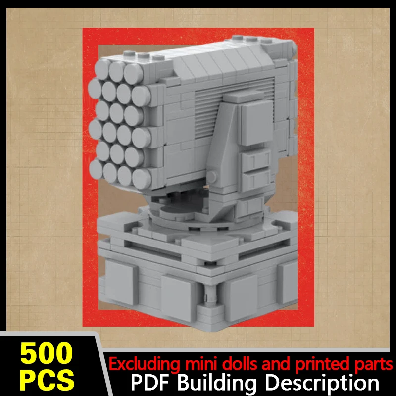 RIM-116 Rolling Airframe Missile Model MOC Building Bricks War Equipment Modular Technology Gifts Holiday Assemble Children Toys
