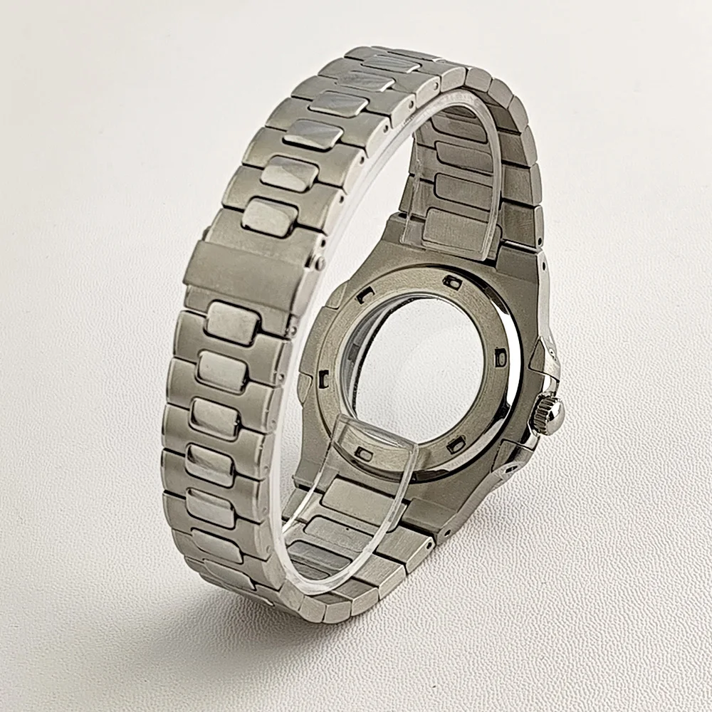 40mm Steel Case For NH35 Sapphire Glass Fit NH35 NH36 NH38 NH70 Movement Watch Accessories Watch Parts For NH35 Dial