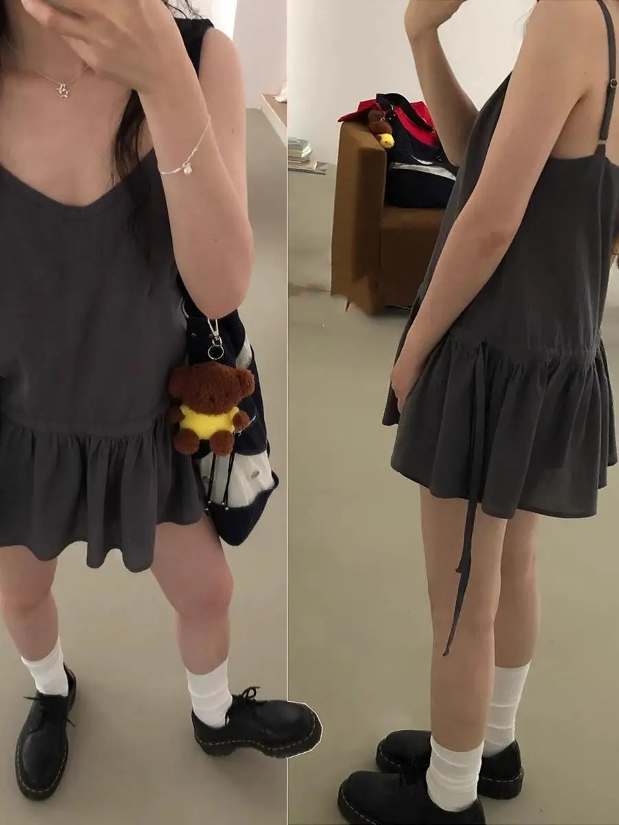 Hoge taille Dstring Zijgebonden V-Ne-stuk Dr Afslankriem Dr Exclusief ontwerp Dames Faion Lente 2025