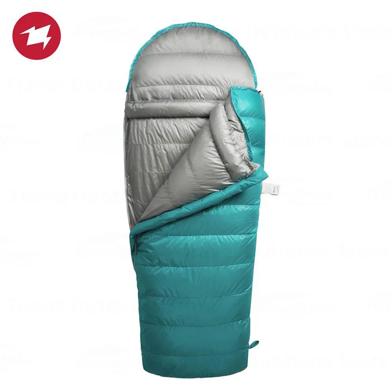 

AEGISMAX KID200-600 Series 3 degrees Sleeping Bag 800FP Goose Down Ultralight Outdoor Camping Hiking Sleeping Bag for Children